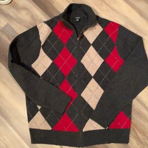 Jcrew zip up sweater